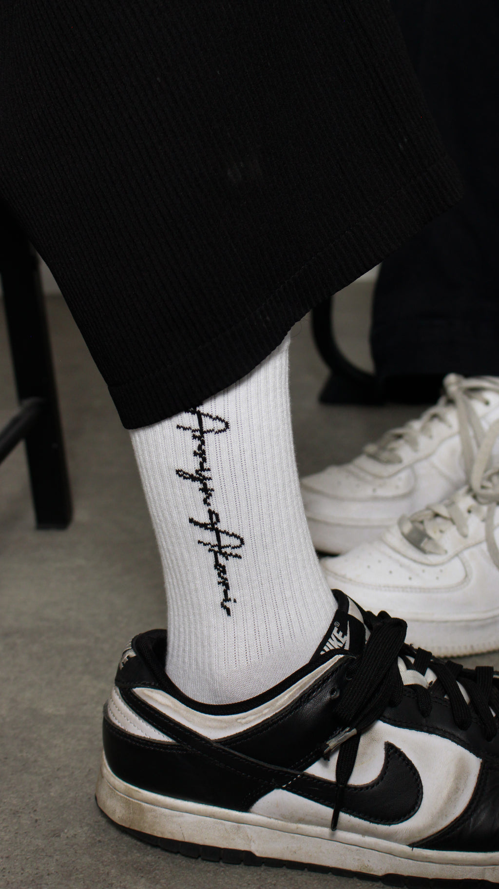 Arryn Akari White Sock