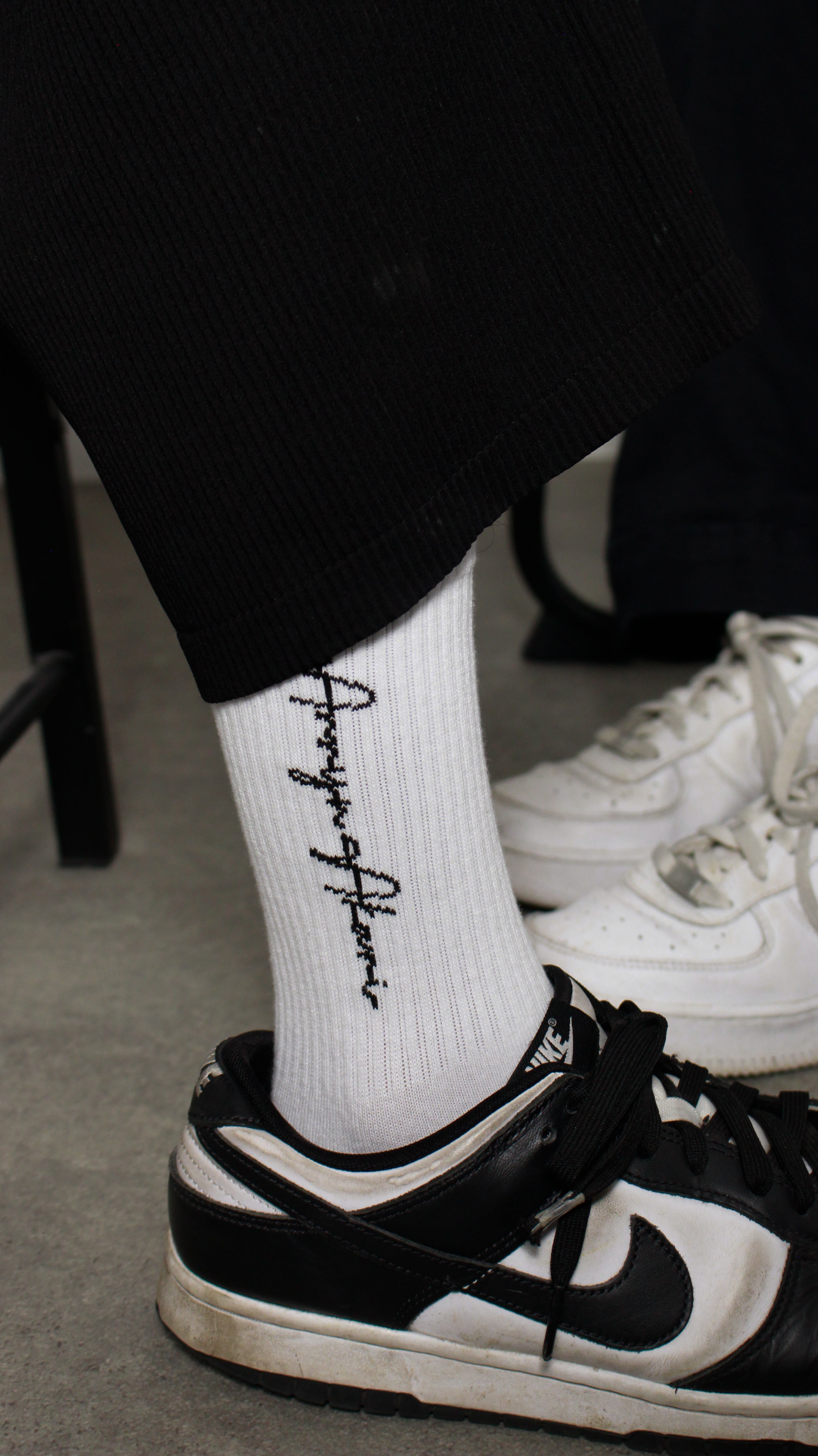 Arryn Akari White Sock