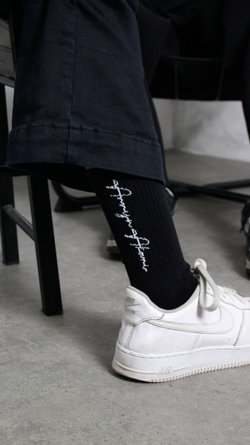 Arryn Akari Black Sock