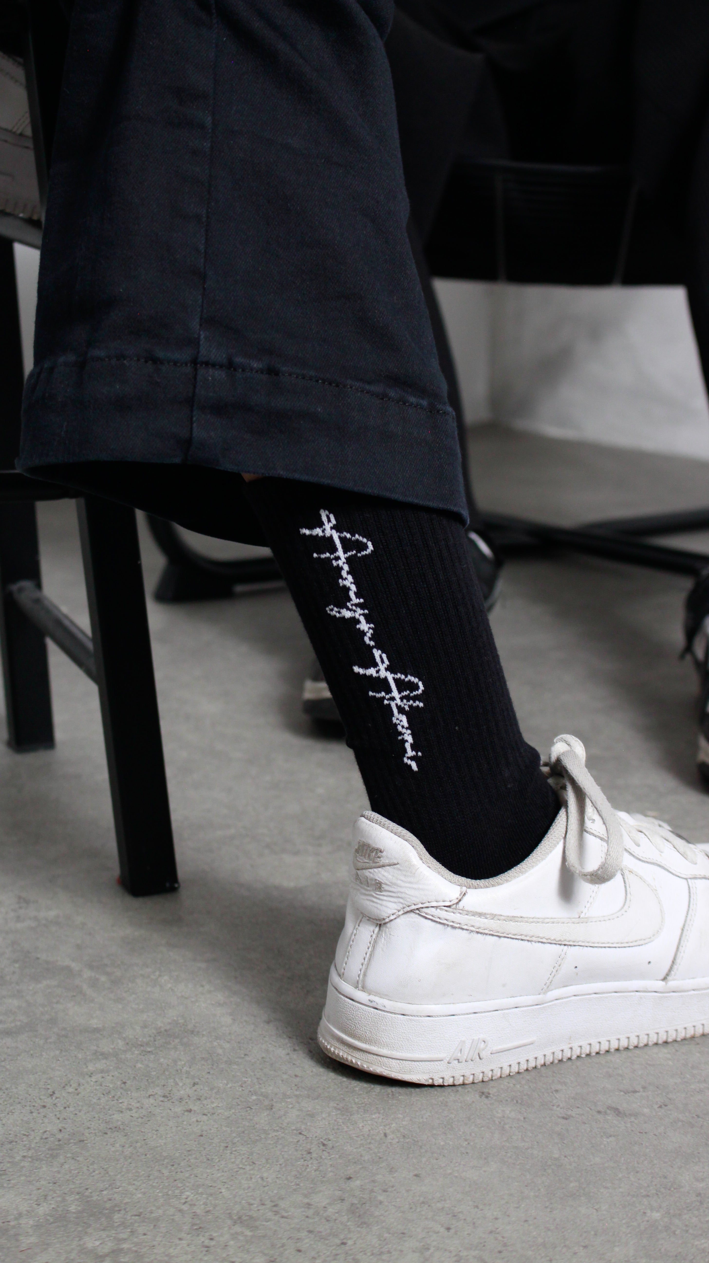 Arryn Akari Black Sock